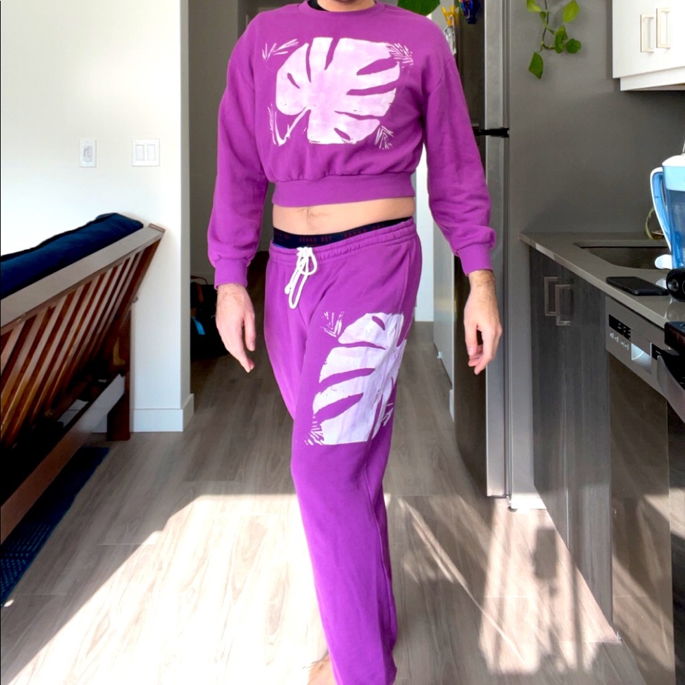 Custom Screen Printed Sweat Set - Size M